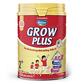Thùng 12 Hộp Thiếc Sữa Bột Vinamilk Dielac Grow Plus 2+ Đỏ (12 x 900g)