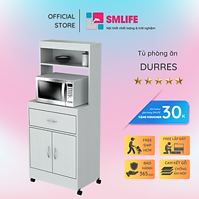 Mua Tủ phòng ăn bằng gỗ tự nhiên đẹp cho gia đình SMLIFE Durres