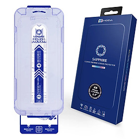 Mua Dán Cường Lực HODA Sapphire dành cho iPhone 16 Pro Max/15 Pro Max Với Dust-Free Helper - Hàng Nhập Khẩu