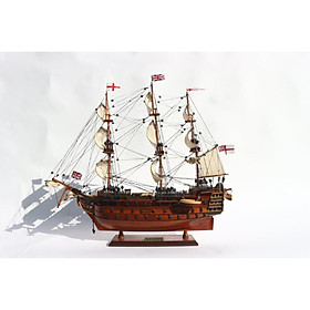 Thuyền gỗ trang trí HMS VICTORY (hàng gỗ) - 40cm