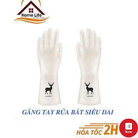 Mua Găng Tay Rửa Bát Siêu Dai Hình Hươu - Găng Tay Siêu Dai Đa Năng