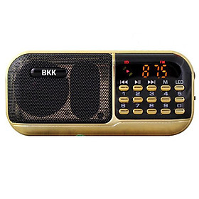 Mua Loa nghe kinh có FM BKK K39 hỗ trợ 2 khe thẻ nhớ/đèn pin siêu sáng - Pin khủng 6600mah (HÀNG NHẬP KHẨU)