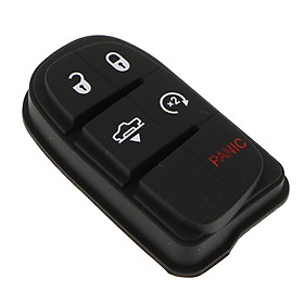 5 Buttons Remote Folding Car Fob Key Case Cover for Dodge Jeep Chrysler