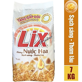 Bột Giặt LIX Extra Hương Nước Hoa 7Kg EH070 - Tăng Gấp Đôi Sức Mạnh Giặt Tẩy