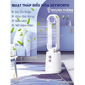 Mua Quạt Điều Hoà Skyworth Q835 - Quạt Tháp Không Cánh - Quạt Cây Đứng Siêu Mát Tiện Lợi - Hẹn Giờ Tắt - CÓ VIDEO