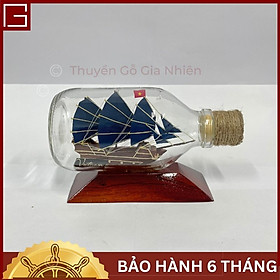 [Giá xưởng] Mô Hình Thuyền Gỗ Trang Trí Phong Thủy Dạng Thuyền Chai nhỏ  VIETNAM Chính Hãng, Hàng Xuất Khẩu Chất Lượng Cao