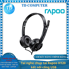 Mua Tai nghe chụp tai Rapoo H120 kết nối cổng USB - Hàng chính hãng