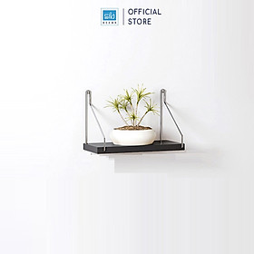 Kệ Gỗ Trang Trí Treo Tường Không Khoan SIB Decor, Móc Inox, Phụ Kiện Tặng Kèm KT02