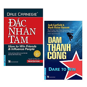 Combo Sách Kỹ Năng Sống:  Đắc Nhân Tâm (Tái Bản 2019) + Dám Thành Công (Tái Bản 2019) - (Cuốn Sách Làm Thay Đổi Cuộc Đời Hàng Triệu Người Trên Thế Giới / Tặng Kèm Postcard Happylife)