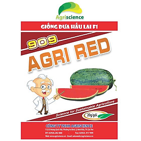 Hạt Giống Dưa Hấu Hắc Mỹ Nhân - Agri RED 909 - )