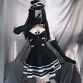 Cosplay công chúa baby doll váy ngủ sexy