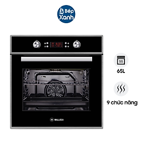 Mua Lò Nướng Âm Tủ Malloca MOV-65DA - 9 Chức Năng - Dung Tích 65L - Kính Đen - Hàng Chính Hãng