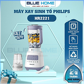 Mua Máy Xay Sinh Tố Philips HR2221/00  700W - 1.5Lit  Hàng Chính Hãng