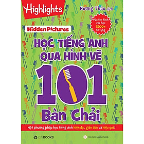 Sách - Hidden Pictures – Học Tiếng Anh Qua Hình Vẽ 101 Bàn Chải