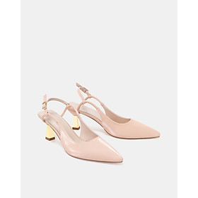 Giày Cao Gót Nữ 7cm Thời Trang JUNO Slingback Quai Thắt Nút CG07131