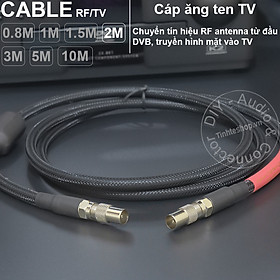 Mua Dây anten TV truyền hình cáp Đầu DVB DIY 0.8 đến 10 mét - DIY TV signal cable DVB head 9.5mm jack and detachable