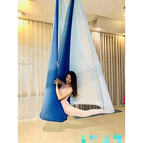 Võng tập Yoga cao cấp vải lụa cầu vồng siêu bền - Yoga Trapeze/Yoga Swing
