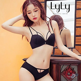 Bộ đồ lót nữ đệm vừa ôm ngực thiết kế viền dây ngực gợi cảm Lylylorem BL057