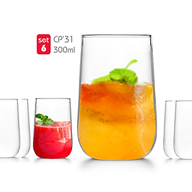 Mua Bộ 2 ly thủy tinh chịu nhiệt CP31  300mL