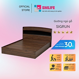 Mua Giường ngủ cá nhân thiết kế đẹp SMLIFE Sigrun