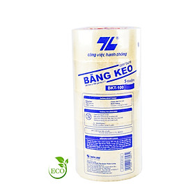 Combo 5 băng keo trong 100 yards Thiên Long BKT-100