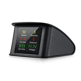 Smart HUD Display, 2.2 inch Universal GPS Head Up Display with Displays Speed, Altitude, Voltage, Clock and More Overspeed Alarm/Voltage Aarm