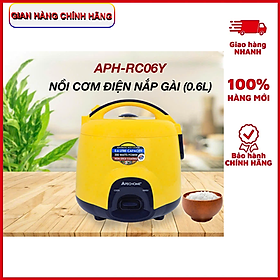 Mua Nồi cơm điện Mini 0.6 lít Apechome APH-RC06Y màu vàng  phù hợp cho 1 đến 2 người ăn - Hàng chính hãng