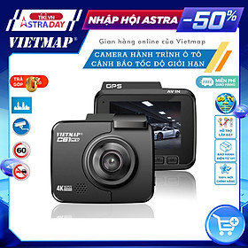 Hình ảnh VIETMAP C61 PRO - Camera hành trình 4K Cảnh Báo Giao Thông Giọng Nói - Nâng cấp âm thanh - HÀNG CHÍNH HÃNG