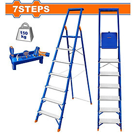 THANG NHÔM GIA ĐÌNH BẰNG THÉP VÀ NHÔM 7 BẬC WADFOW WLD1H07 - HÀNG CHÍNH HÃNG