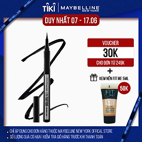Bút Kẻ Mắt Nước Lâu Trôi 36H Không Thấm Nước Maybelline New York Line Tattoo High Impact Liner 1g
