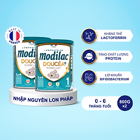 Combo 2 Sữa bột Modilac Doucéa 1 800g