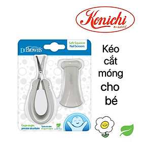 [ HG087 ] Kéo cắt móng tay an toàn cho bé - Dr.Brown's