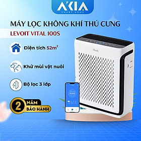 Mua Máy Lọc Không Khí Levoit Vital 100S Trắng Đen - Diện tích 52m2  Hút Lông Thú Cưng Cực Mạnh - Hàng chính hãng