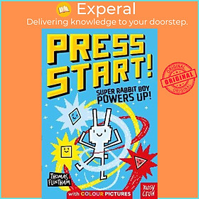 Hình ảnh Sách - Press Start! Super Rabbit Boy Powers Up! by Thomas Flintham (UK edition, paperback)