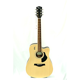 Đàn Guitar Acoustic Rosen G13NA Mầu Vàng Gỗ Tự Nhiên ( Solid Top) Chất Lượng Tốt