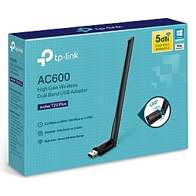 Hình ảnh Bộ Chuyển Đổi USB Wifi TP-Link Archer T2U Plus Công Suất Cao AC600 - Hàng Chính Hãng