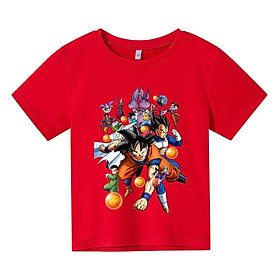 Áo thun trẻ em DGB, 4 màu, có size người lớn, King Cotton