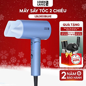 Máy sấy tóc 2 chiều nóng và lạnh LEBENLANG LBL3033,công suất 2000W, chống xơ rối bằng công nghệ ion, gấp gọn tiện lợi, bảo hành 2 năm - hàng chính hãng