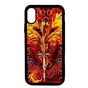 Ốp lưng cho iPhone X rồng 3 - Hàng chính hãng