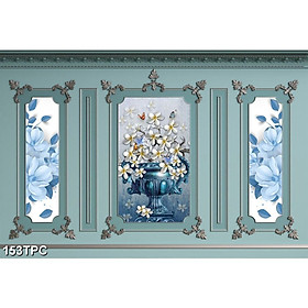 Tranh Dán Tường 3D Phào Chỉ - Có Sẵn Keo - TPC153