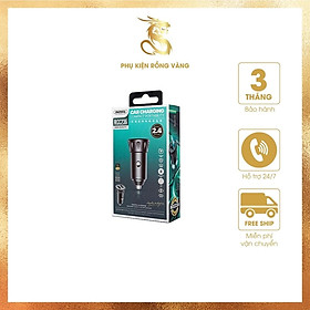 Mua Tẩu sạc oto Remax RCC-236 2.4A 2 cổng nhỏ gọn  tiện - Hàng Chính Hãng