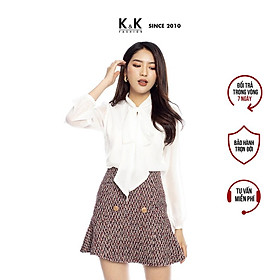 Chân Váy Chữ A Đuôi Cá K&K Fashion K&K Fashion CV02-35 Vải Tweed Đính Nút
