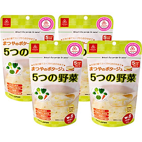 Combo 4 Gói Cháo Gạo Koshihikari Ăn Dặm Matsuya Nhiều Vị