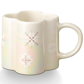 Cốc Mug Starbucks 12Oz  Snowflake Iridescent