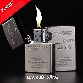 Mua (tặng đá bấc ) BẬT LỬA Zp  HK BRASS KIỂU CHỮ CAO CẤP - bật lửa xăng đá bấc - bật lửa hộp quẹt giá rẻ -bat lua - hop quet -bật lửa sành điệu