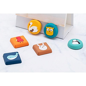 Mua Combo Đệm silicone chống va chạm tay nắm cửa dán tường phía sau hình ngẫu nhiên tặng bọc căn cước
