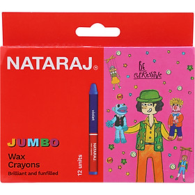Bút Sáp Jumbo NATARAJ 404494 - 12 Màu