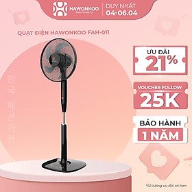 Mua Quạt đứng HAWONKOO FAH-011 Có Điều Khiển 5 Cánh Hàng Chính Hãng Bảo Hành 12 Tháng - Thương Hiệu Hàn Quốc