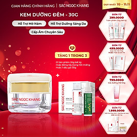 Kem dưỡng ban đêm Sắc Ngọc Khang dưỡng sáng và mờ thâm nám 30g