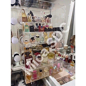 Mua Tủ đựng nước hoa   mỹ phẩm bằng mica - Tủ mica để bàn trưng bày nước hoa  mỹ phẩm